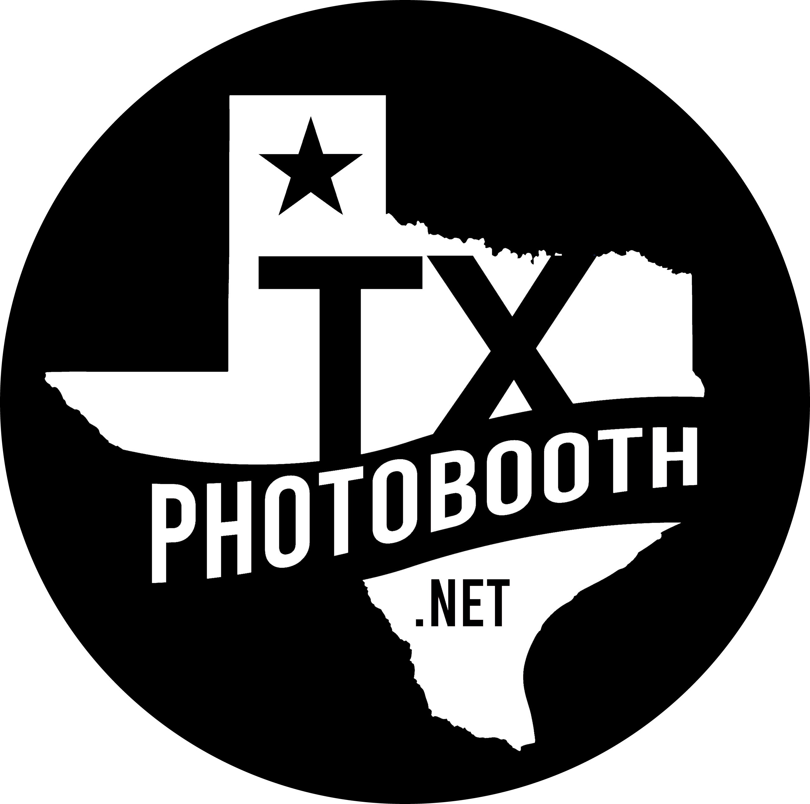 txphotobooth bw circle